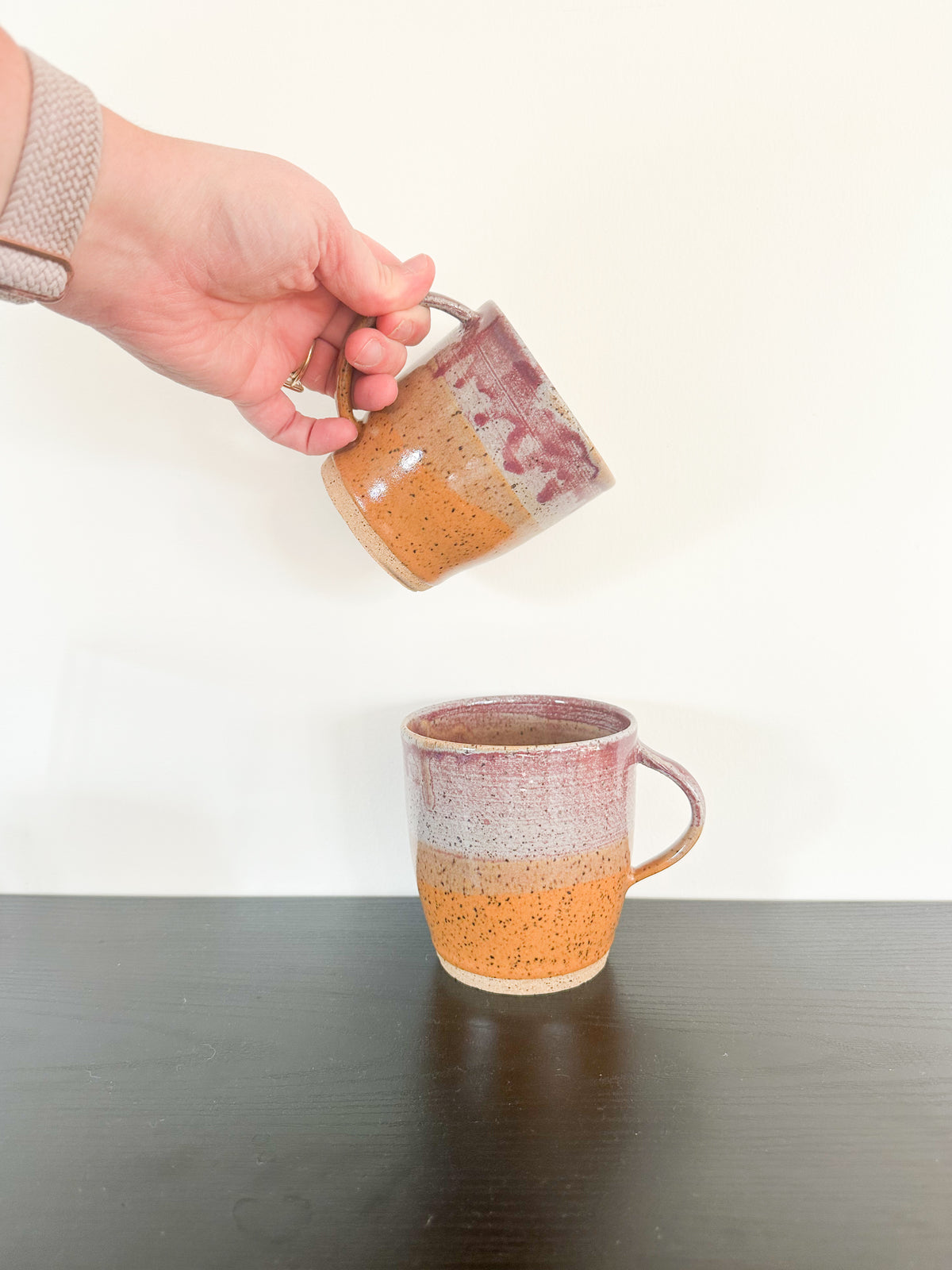 Stoneware Mug in Honey Plum