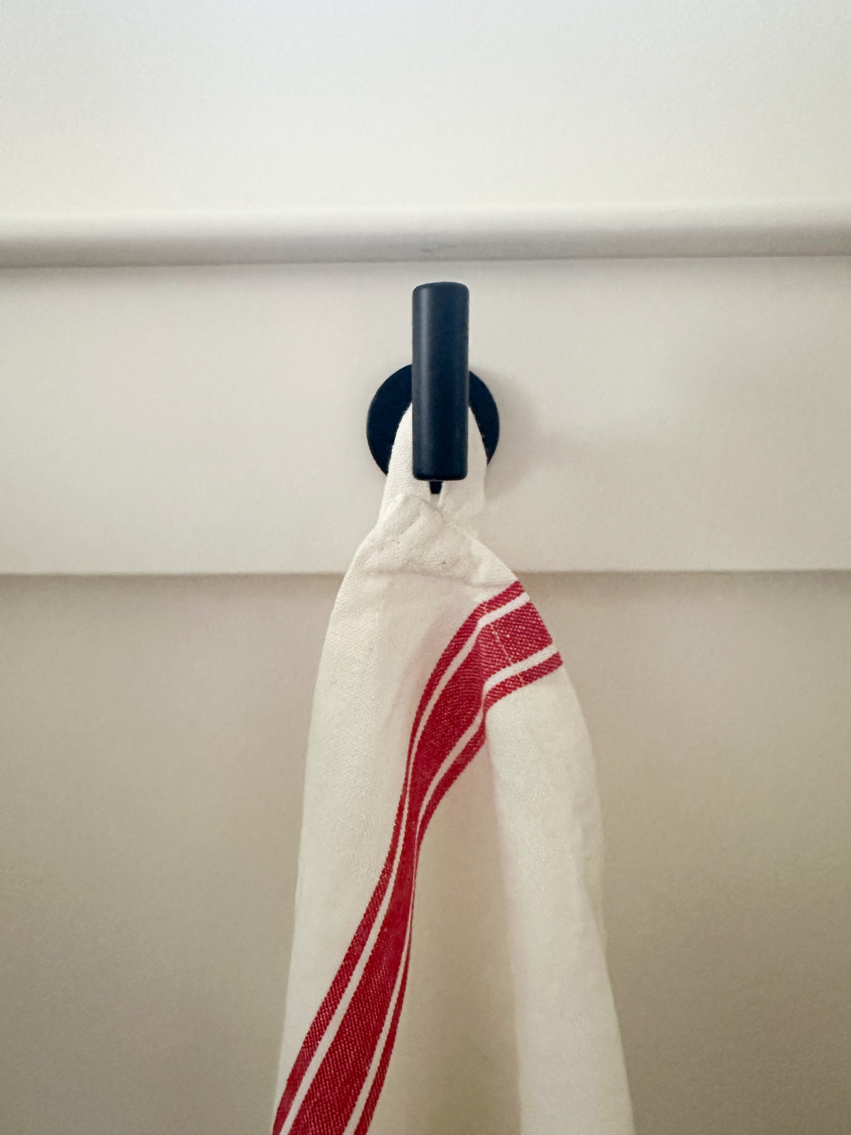 Striped Cotton Tea Towel - Christmas Motif