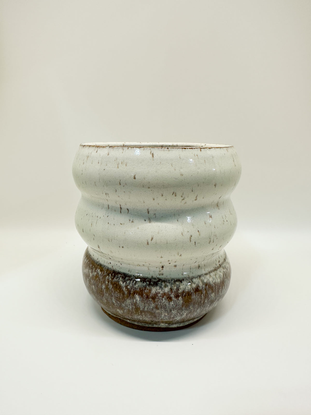 Ceramic Bubble Planter in Opal Dip