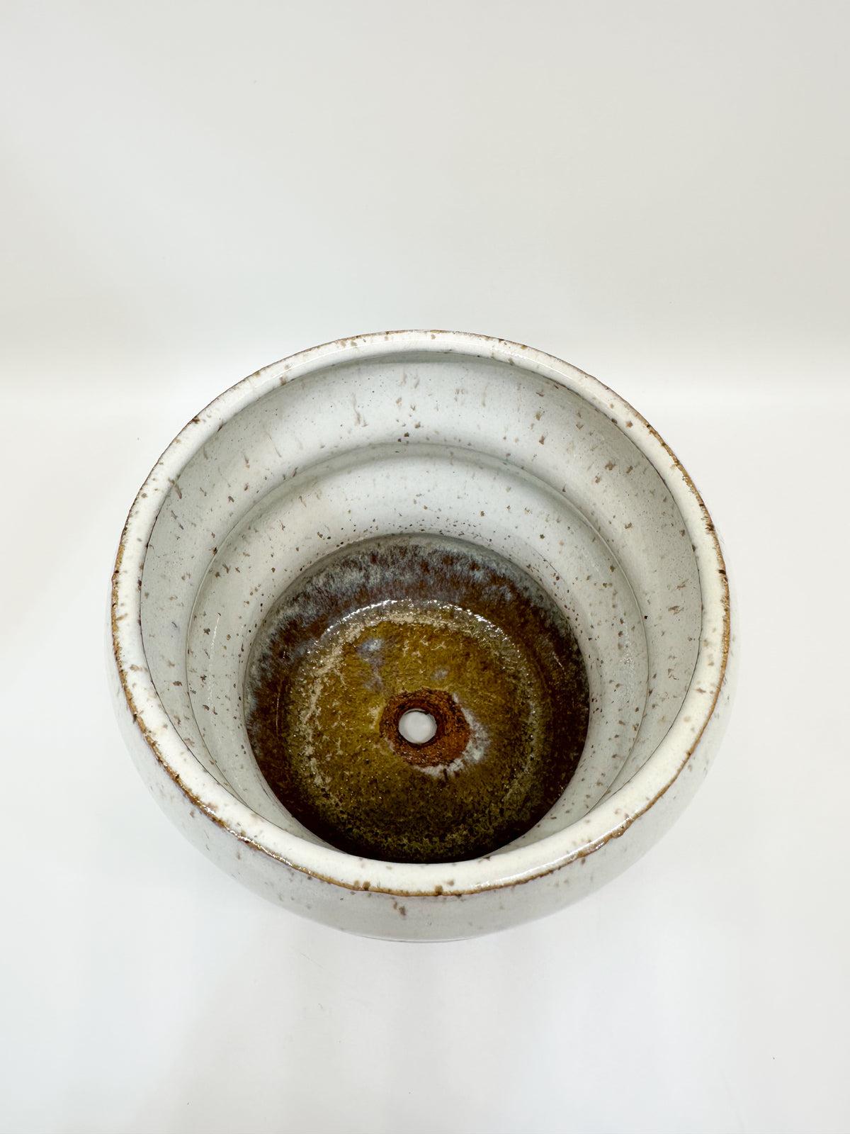 Ceramic Bubble Planter in Opal Dip