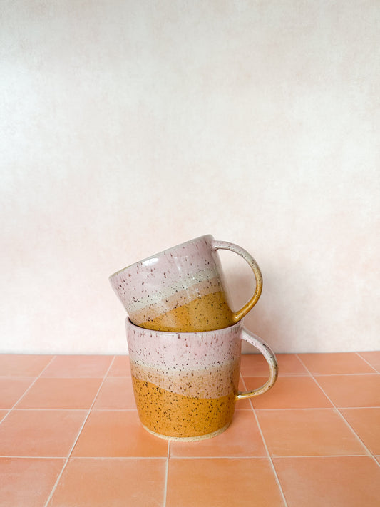 Stoneware Mug in Sunrise Trio