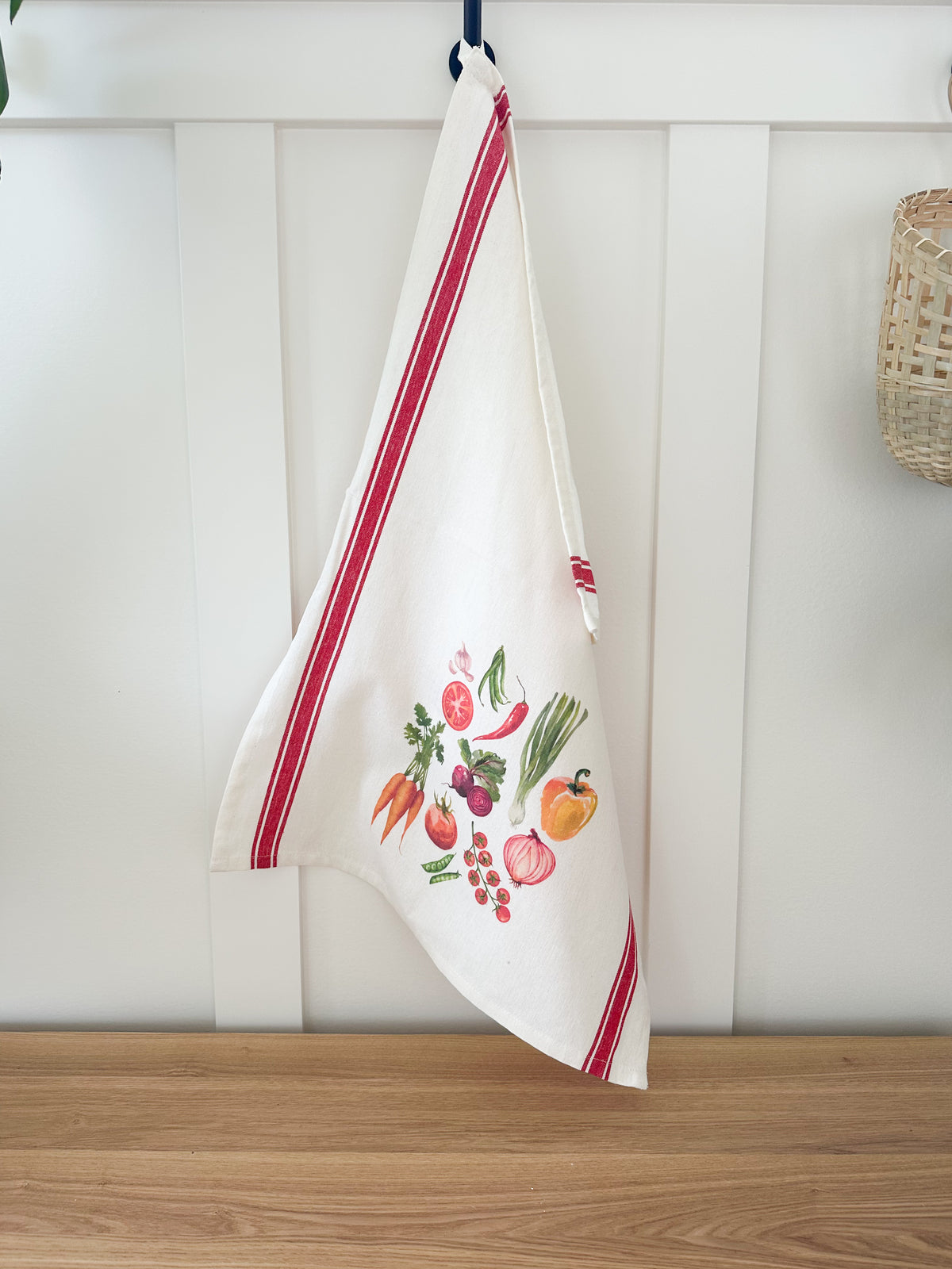Striped Cotton Tea Towel