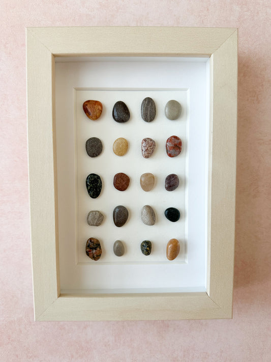 Mini Stone 20ct Grid Frame in Gray/Yellow