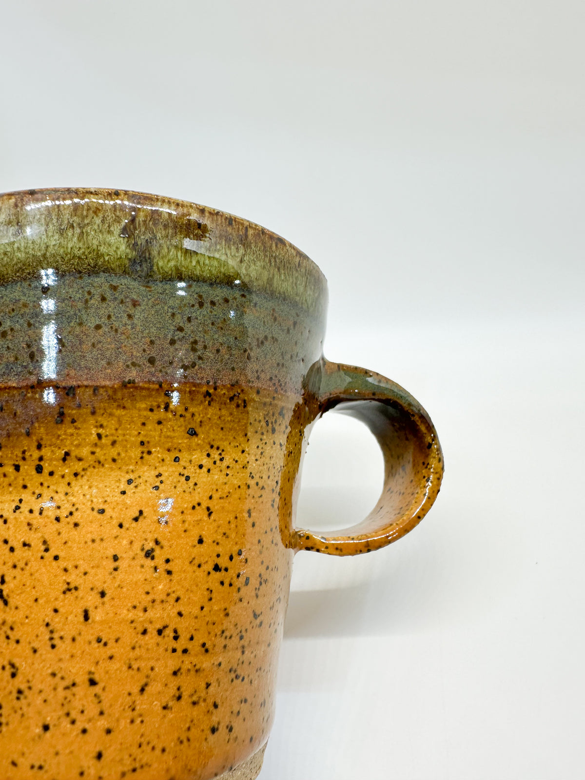 Stoneware Mug in Golden Reptile