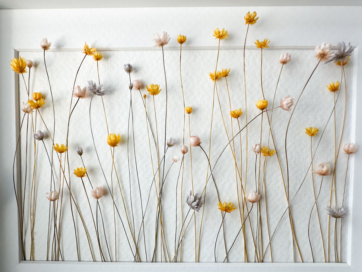 Mini Garden (Horizontal) Dried Flower Frame