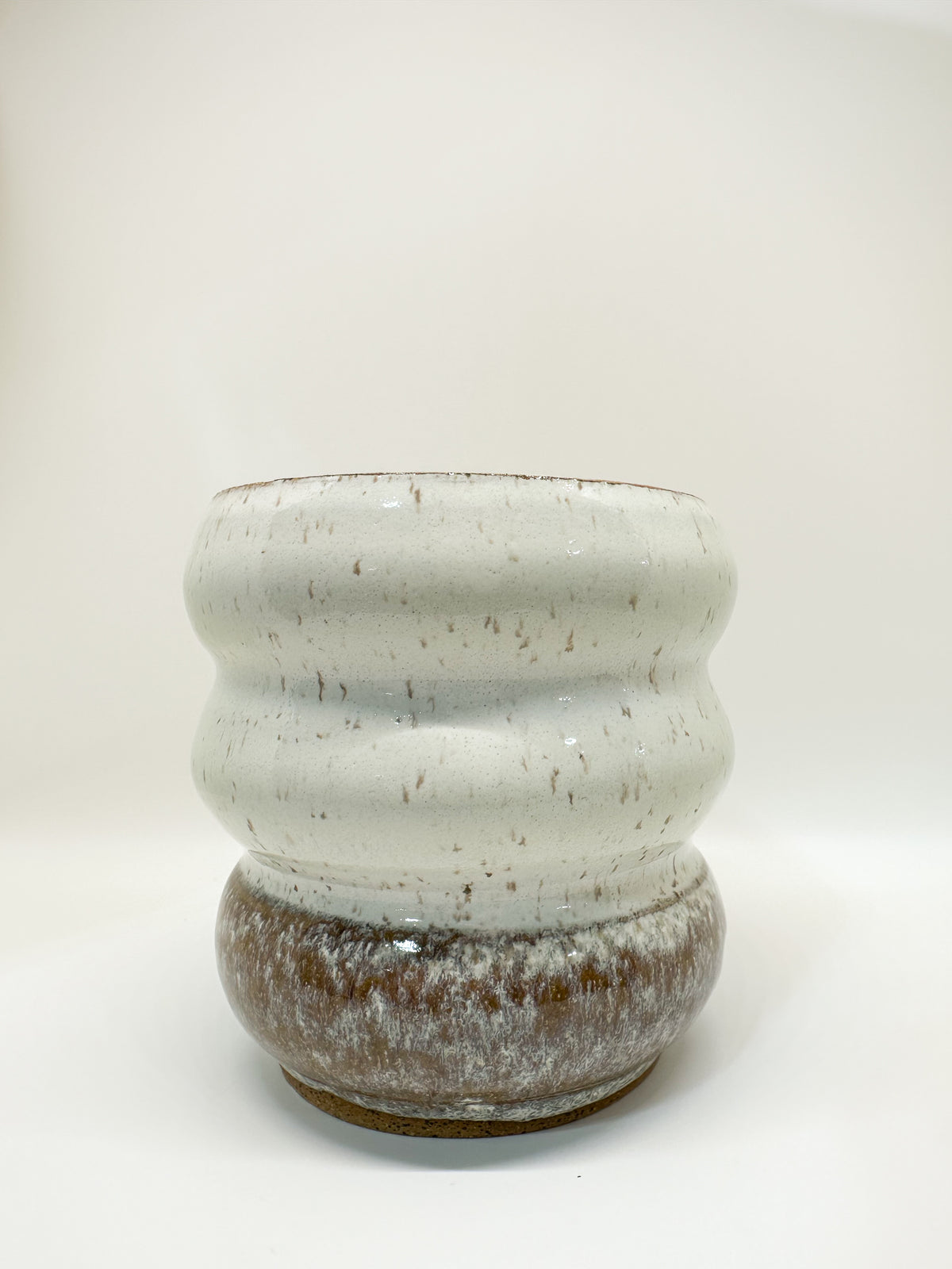 Ceramic Bubble Planter in Opal Dip