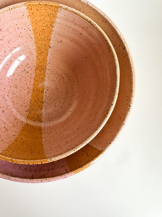 Ceramic Serving Bowls in Sunrise