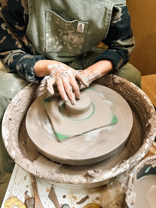 1:1 Finish & Fire Pottery Wheel Lessons