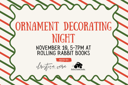 Seat at CVC x Rolling Rabbit Books Ornament Decorating Night